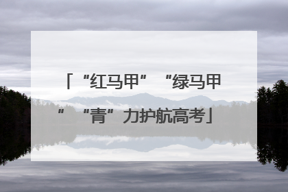 “红马甲”“绿马甲”“青”力护航高考